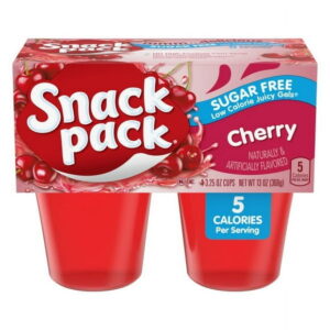 SP CHRY RED SUG 12/4/92G CA, SNACK PACK Cherry Desserts