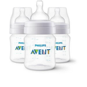 Philips Avent Anti-colic Baby Bottles, 4oz, 3 pack, SCY100/03, 3 pack Philips Avent Anti-colic Baby Bottles