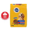 PEDIGREE VITALITY+ Dry Food For Adult Dogs – Hearty Beef & Vegetable Flavour - Supports Strong Bones and Healthy Teeth - With Calcium, 8-20kg