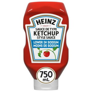 Heinz Tomato Ketchup Low Sodium, 750mL