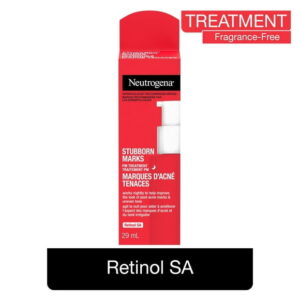 Neutrogena Stubborn Marks PM Treatment - Acne, Retinol Skin Care, Vitamin A - post-acne marks exfoliator - Fragrance Free, 29 mL