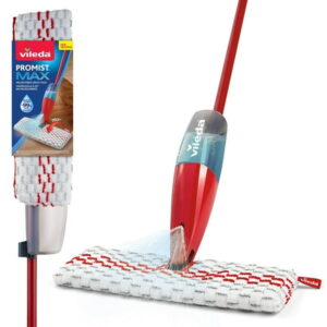 Vileda ProMist MAX Spray Mop – Microfibre Double-Sided Mop, 1 Piece