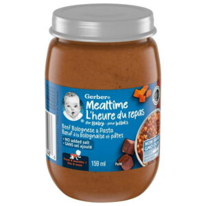 Mealtime Purée Beef Bolognese And Pasta Jar, 159 mL